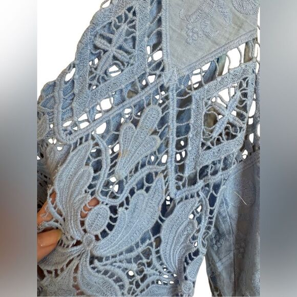 Hunter Bell Blue Fawn Top-FLAWED - Picture 6 of 11